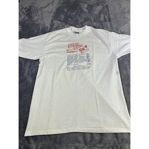 VTG USA Made Hanes Hyman Cohen 1990 N USA Tour Single Stitch White SZ XL Read!!